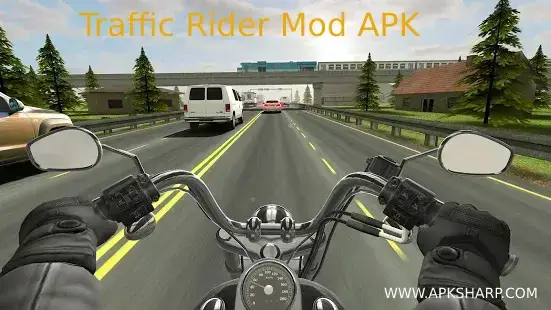 Traffic Rider Mod APK Image