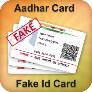 Fake Aadhar Card APK for Android Free Download